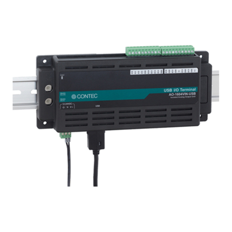 Contec AO-1604VIN-USB Reference manual