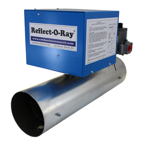 Combustion Research Reflect-O-Ray EDS 6 Installation, operating, maintenance and parts manual