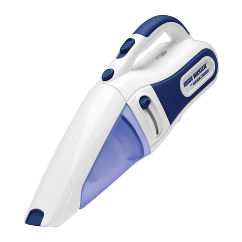 Black & Decker Dust Buster CHV1408P User manual