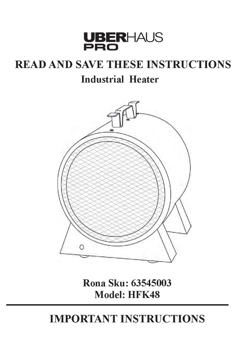 Uberhaus Pro HFK48 Important instructions