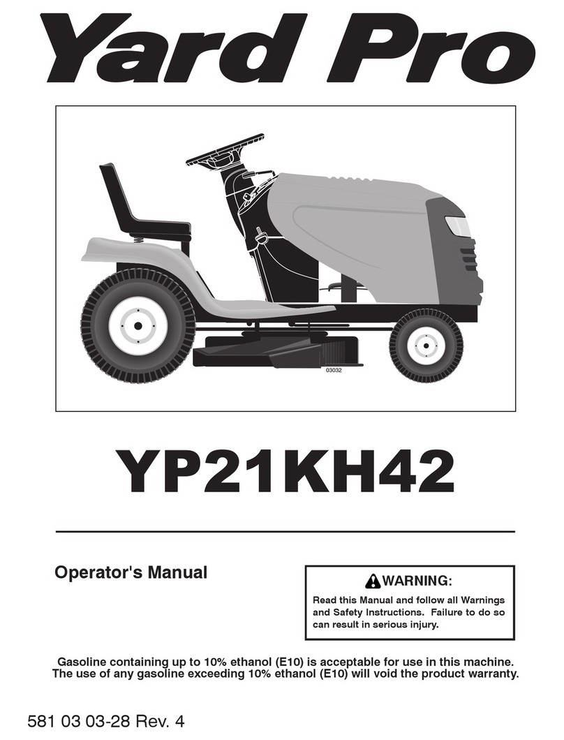Yard Pro YP21KH42 (96041031300) Operator's manual Yard Pro YP21KH42 (96041031300) Operator's manual