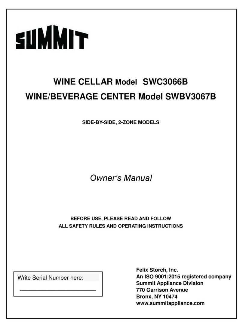 Summit SWC3066B User manual