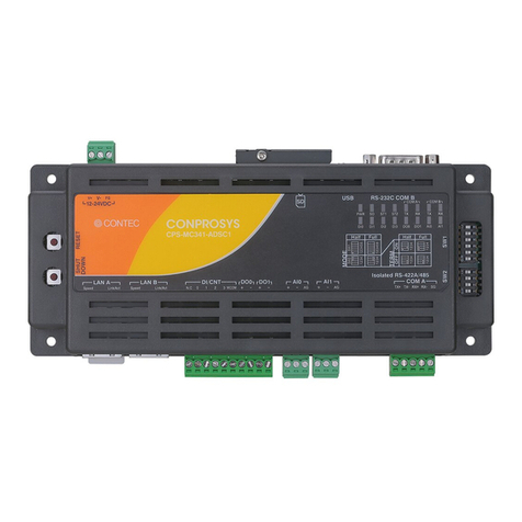 Contec Conprosys CPS-MC341-ADSC1-111 User manual