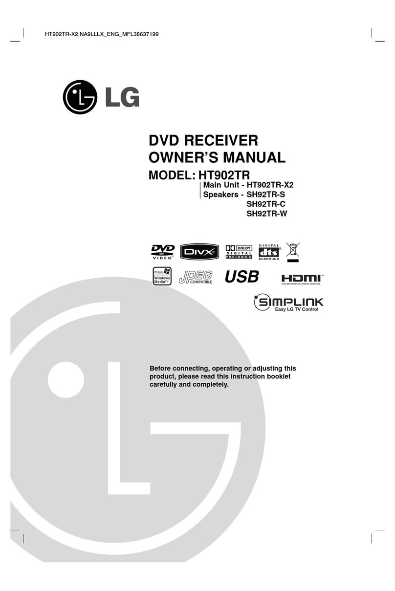 LG HT902TR User manual