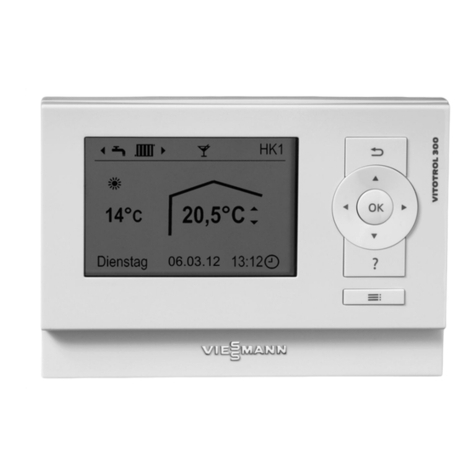 Viessmann Vitotrol 300-B Operating instructions