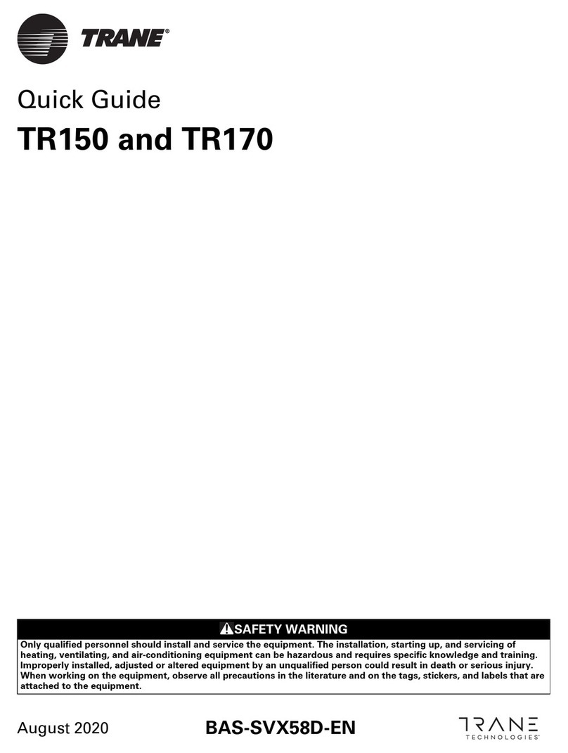Trane TR150 User manual
