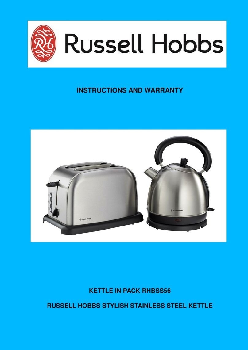 Russell Hobbs RHBSS56 Installation guide