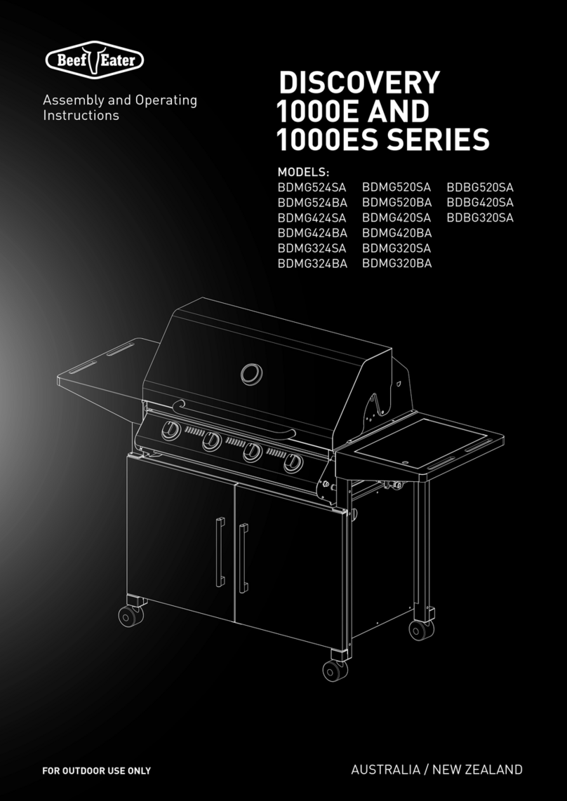 Beef Eater DISCOVERY 1000ES Series User manual