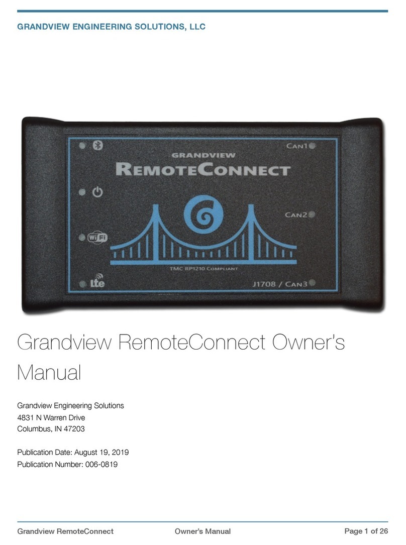 Grandview RemoteConnect Owner's manua