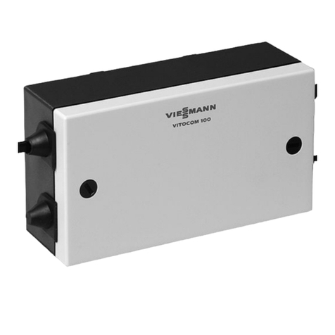 Viessmann Vitocom 100 Operating instructions
