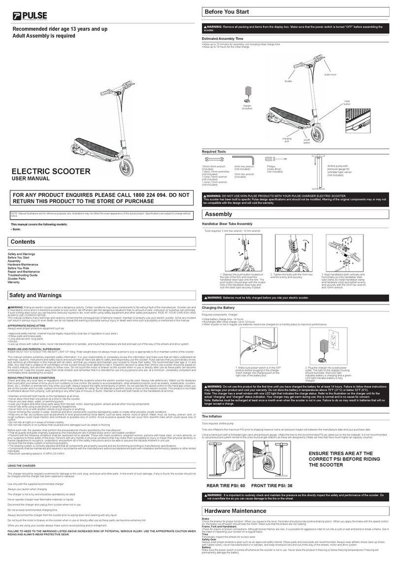 PULSE+ Sonic user manual
