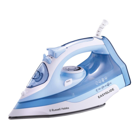 Russell Hobbs EASYGLIDE RHI500 Warranty and Instruction