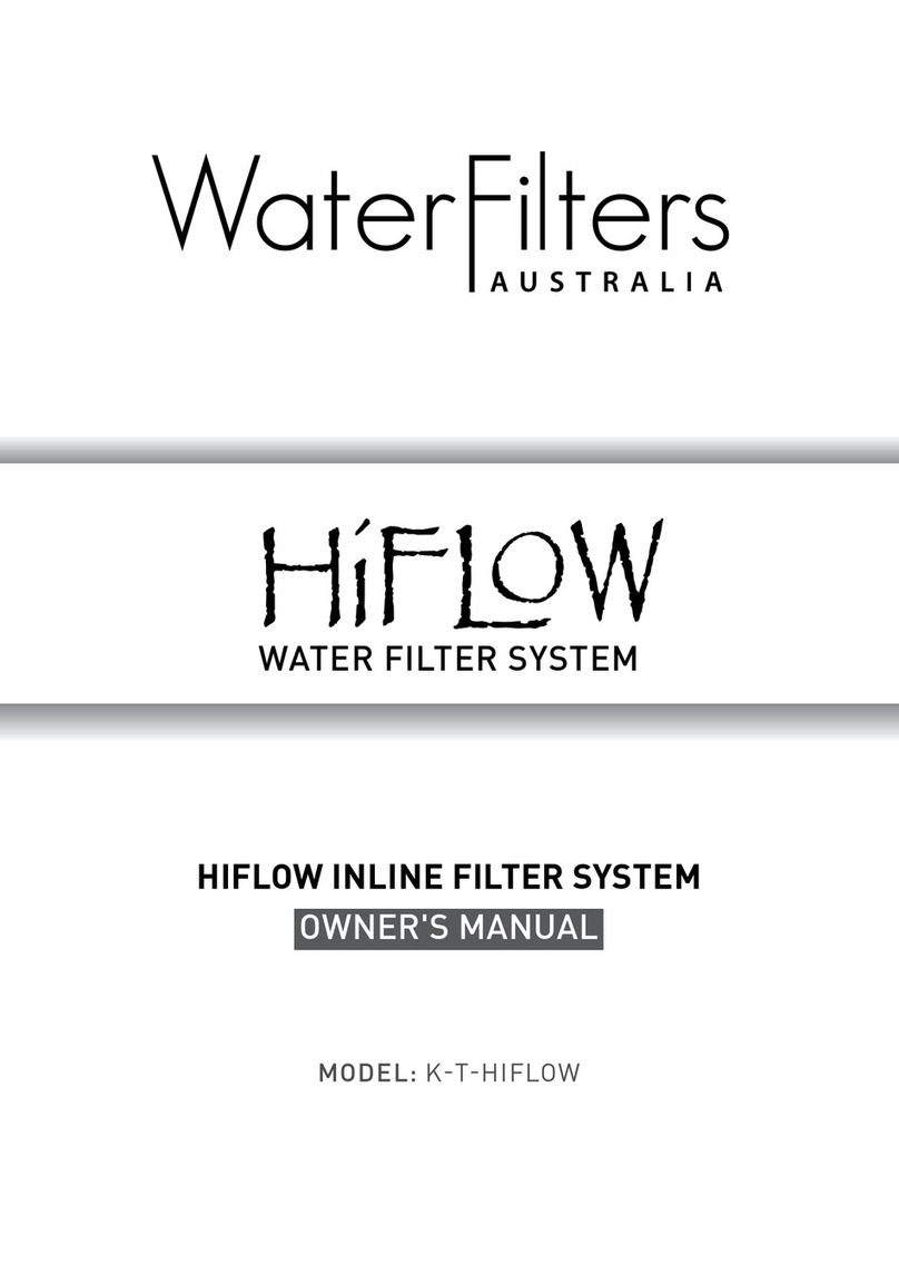 Waterfilter K-T-HIFLOW owner's manual Waterfilter K-T-HIFLOW owner's manual