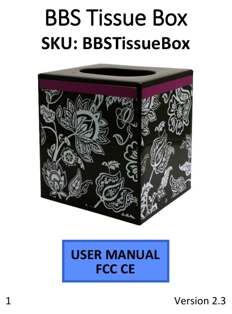 Brickhouse Security BBSTissueBox User manual