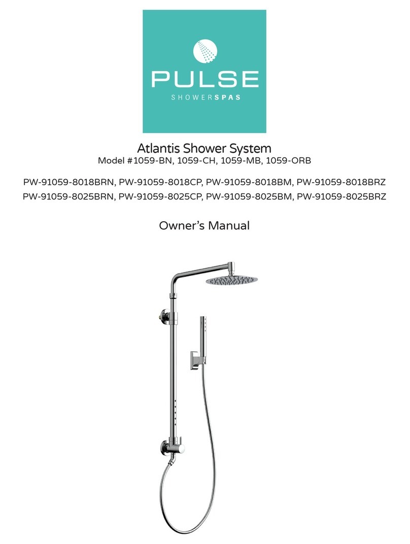 Pulse Shower Spas Atlantis 1059-BN User manual