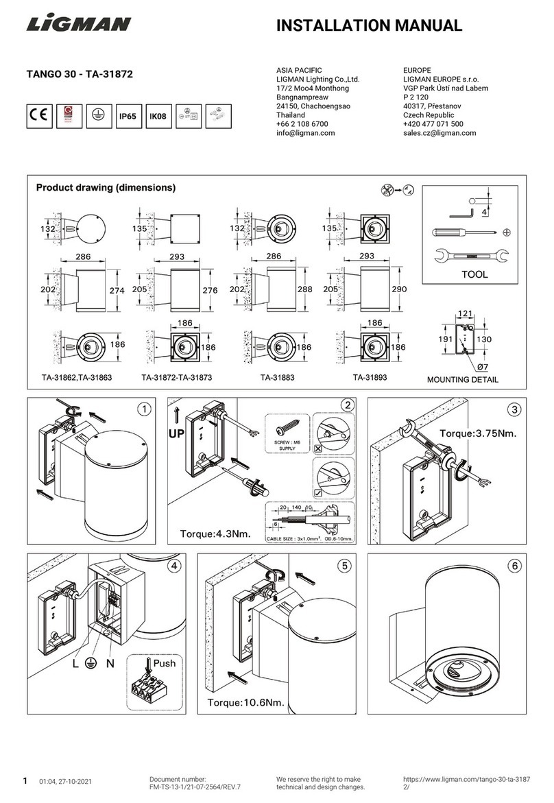 LIGMAN TANGO 30 User manual