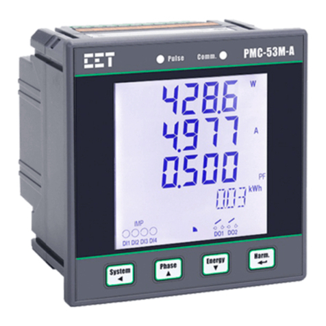 CET PMC-53M-A User manual