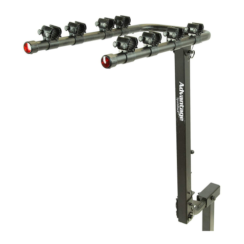 Advantage SportsRack tiltAWAY Assembly instructions