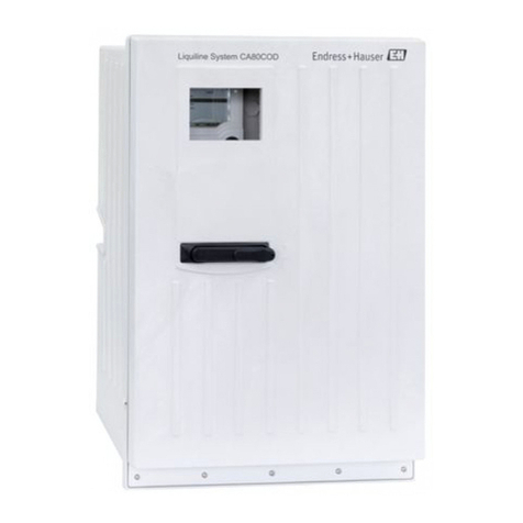 Endress+Hauser CA80COD User manual