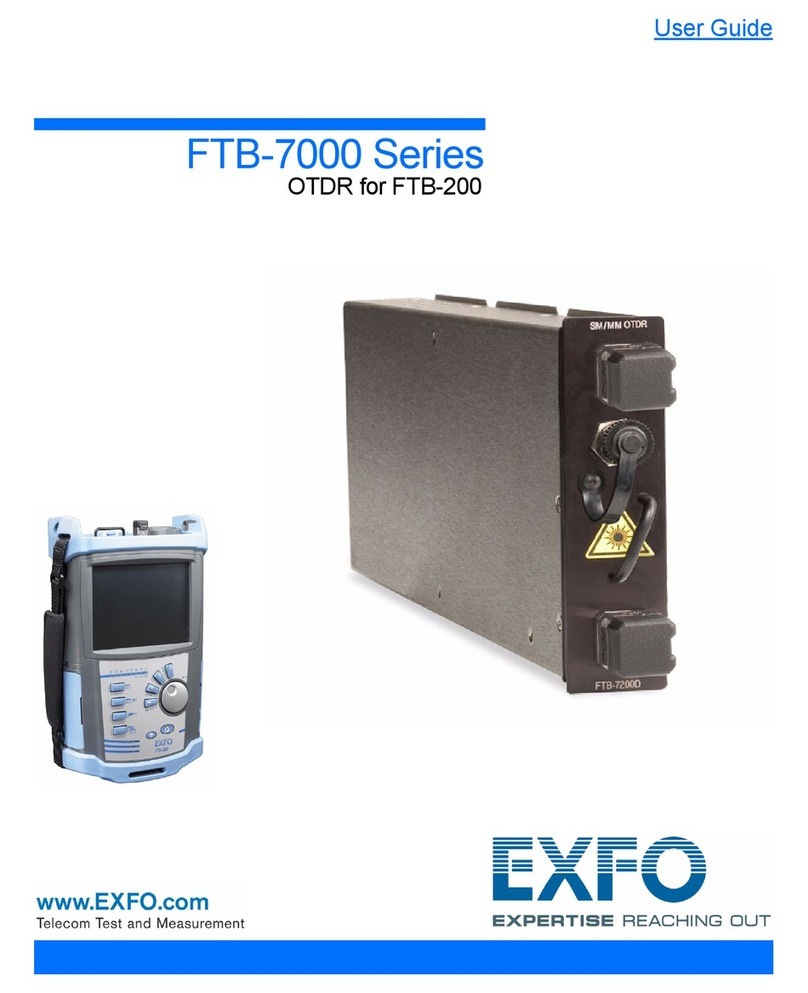 EXFO FTB-7000B User manual