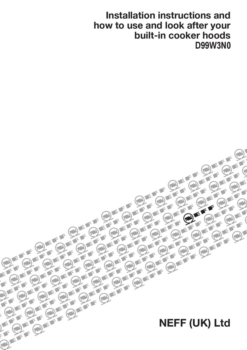 NEFF D99W3N0 installation instructions