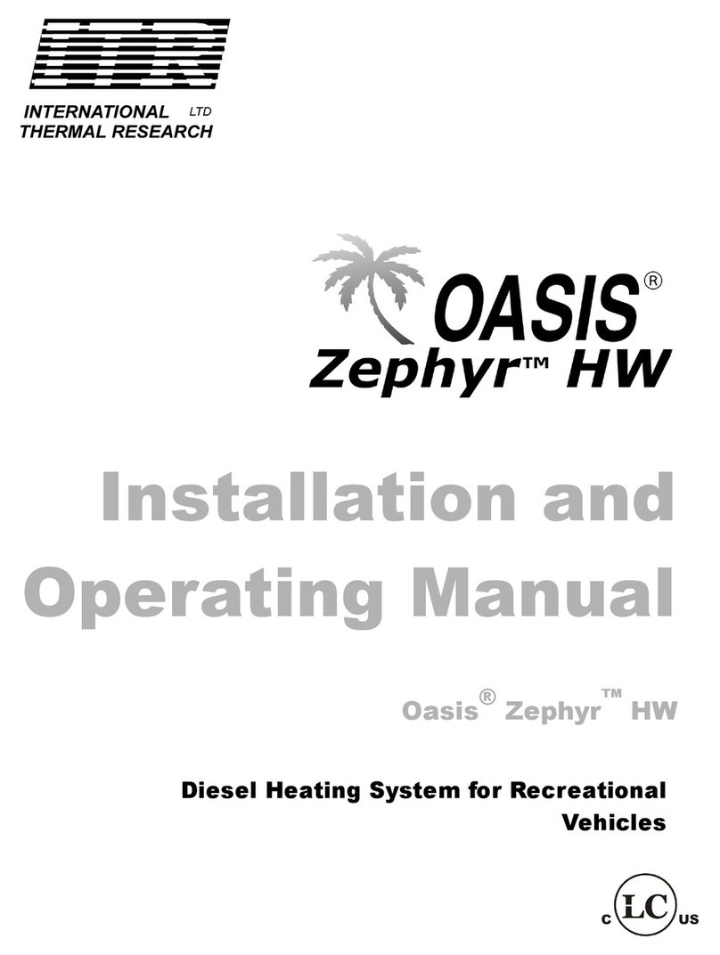ITR Oasis Zephyr Oasis Zephyr HW Installation and operating manual