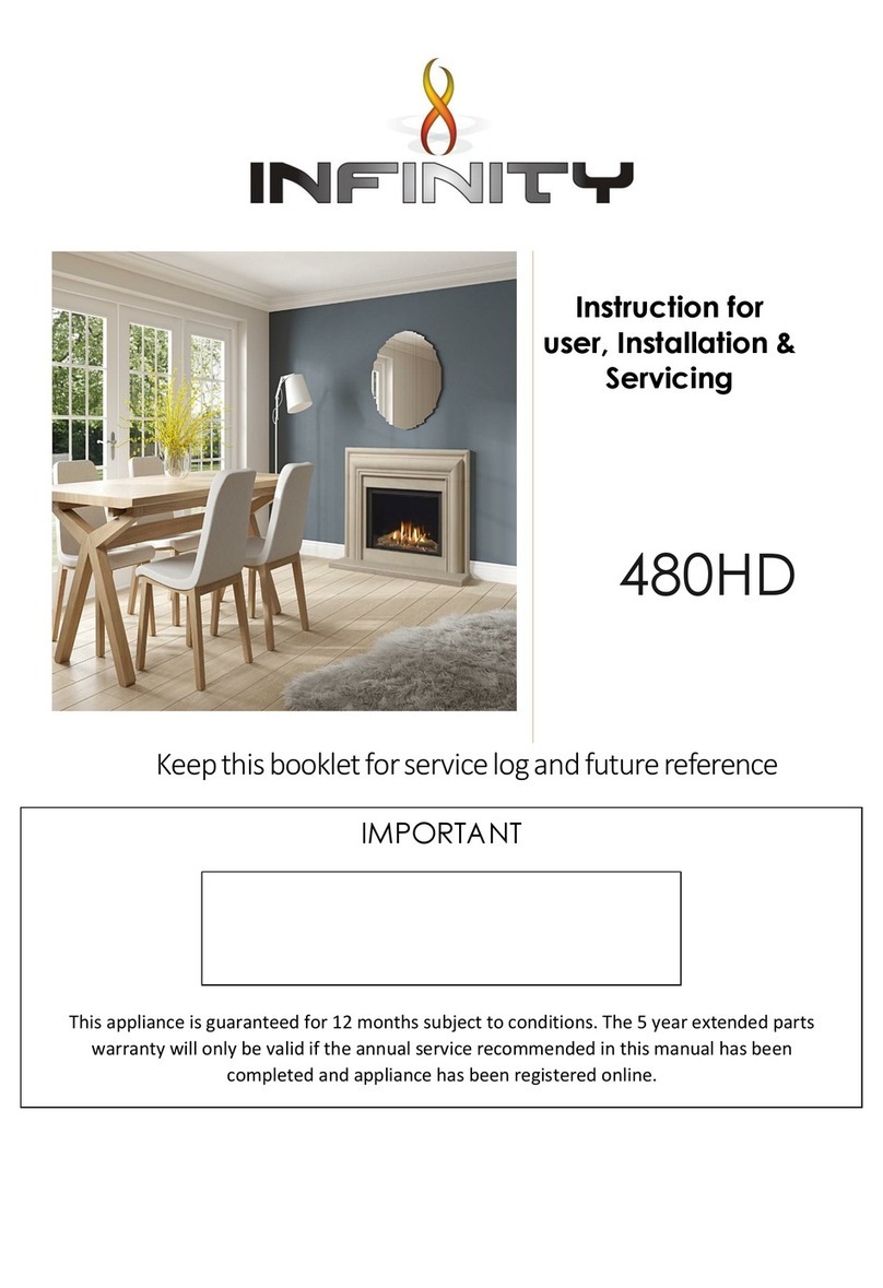 Infinity 480HD Instruction for user, Installation & Servicing