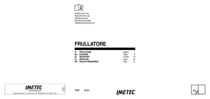 Imetec E1201 Instructions for use