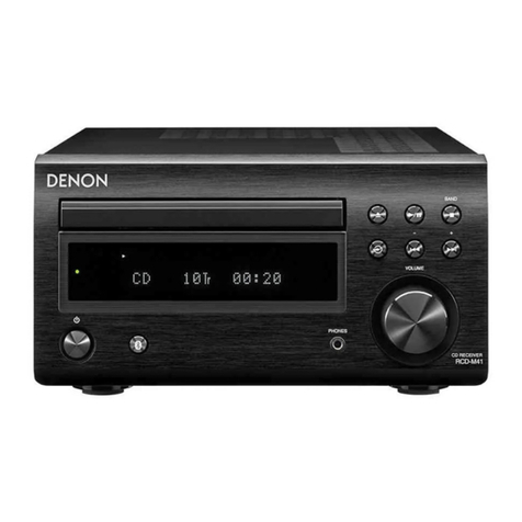 Denon RCD-M41DAB owner's manual
