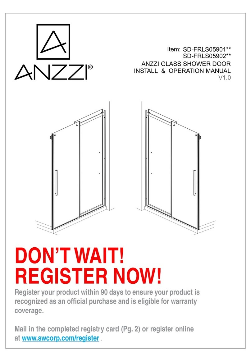 Anzzi SD-FRLS05901 Series User manual