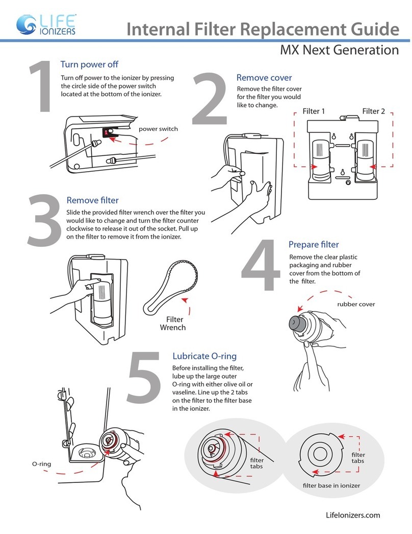 Life Ionizers MX Next User manual