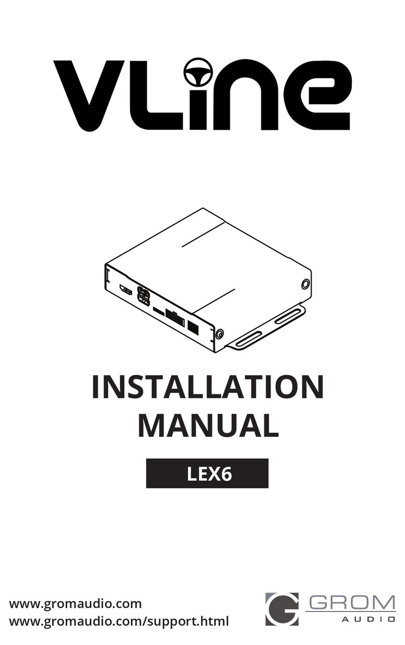 GROM Audio VLINE LEX6 installation manual