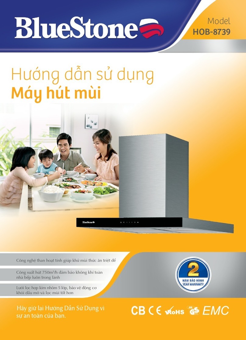BLUE STONE HOB-8739 user manual
