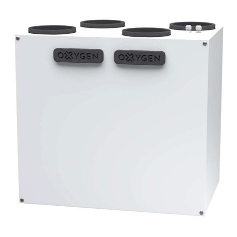 Oxygen X-Air V400E Installation and operation manual