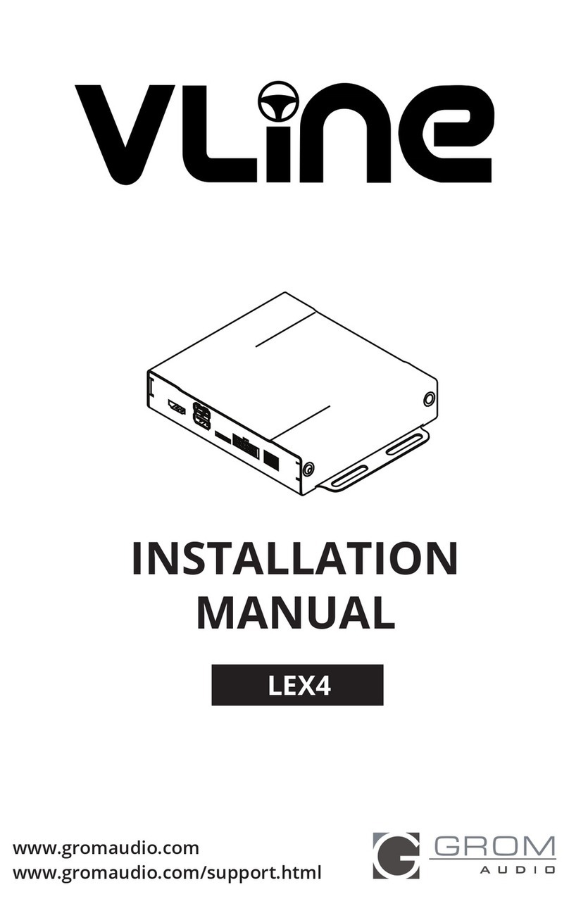 GROM Audio VLINE LEX4 installation manual