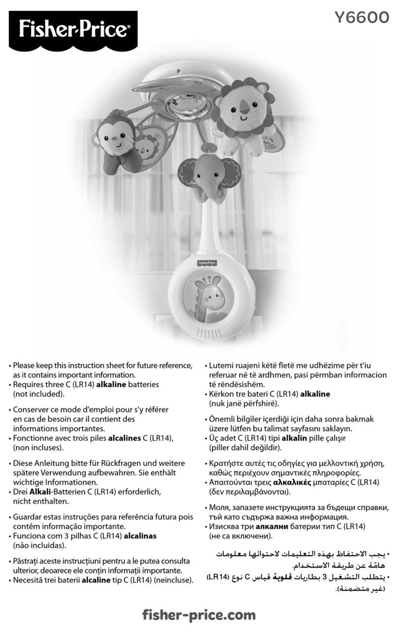 Fisher-Price Y6600 User manual