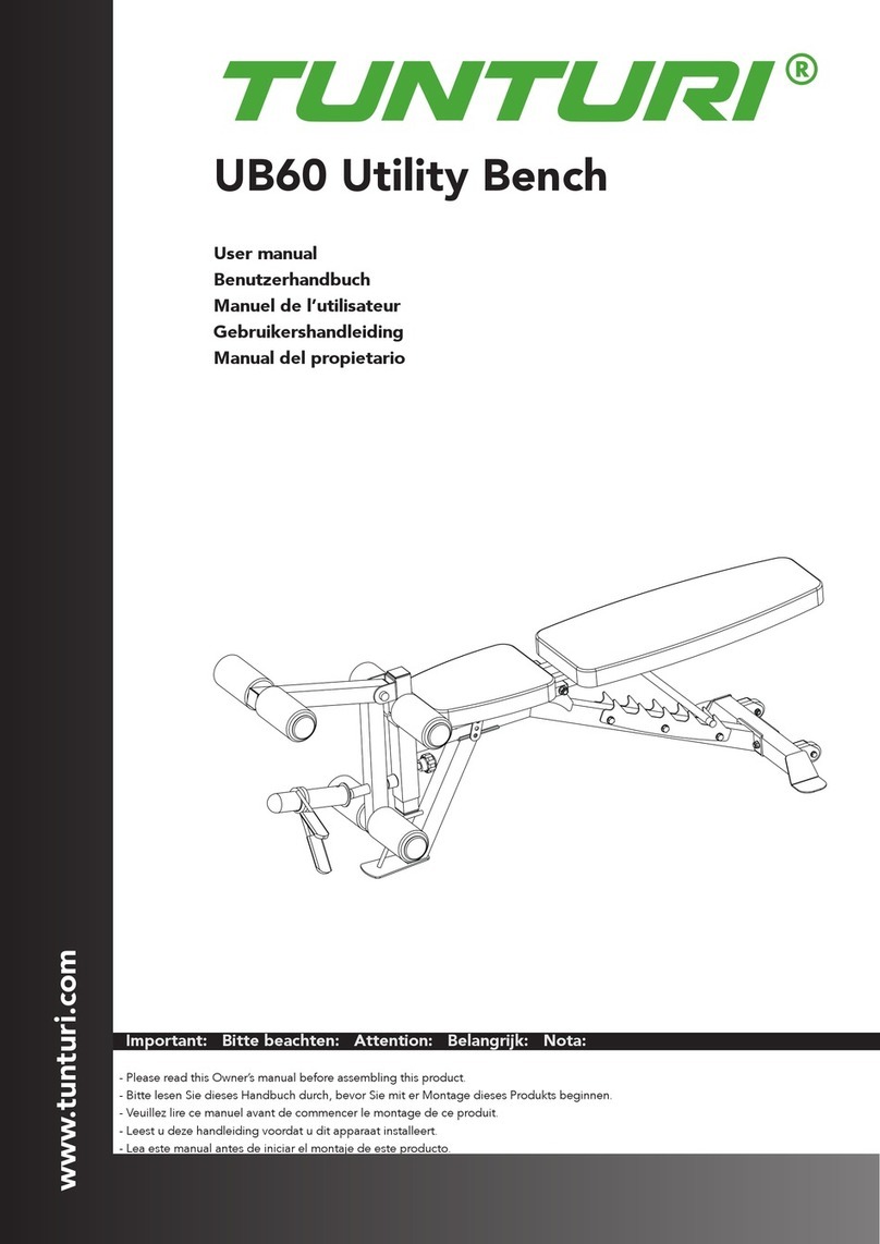 Tunturi Pure UB 6.0 User manual