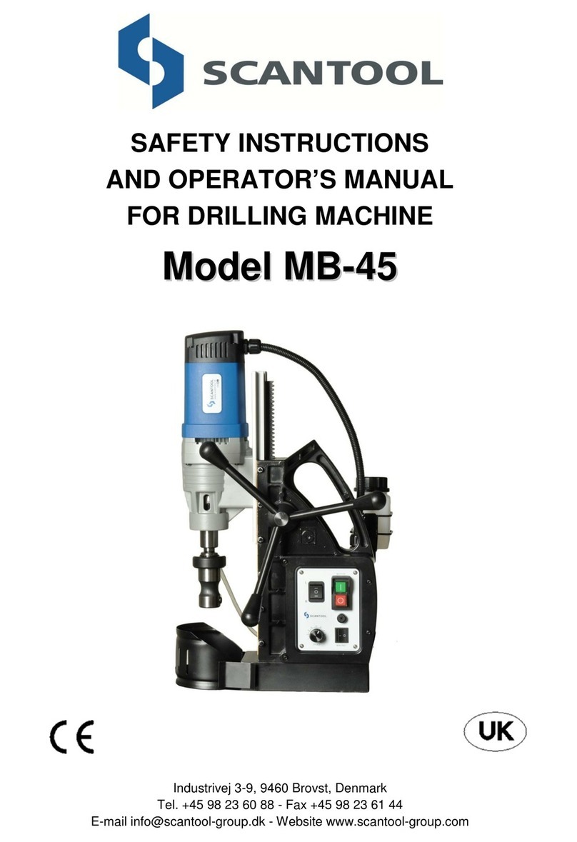 Scantool MB-45 Safety instructions and operator's manual