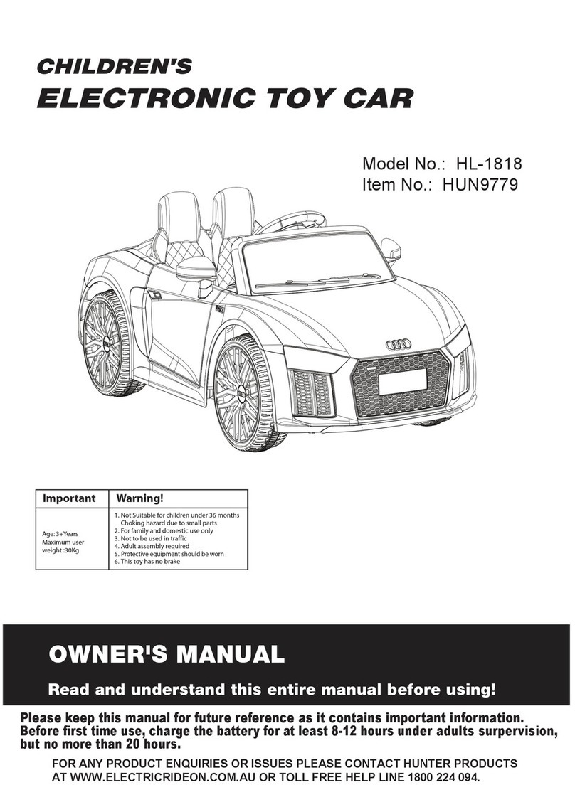 Hunter Products HL-1818 User manual Hunter Products HL-1818 User manual