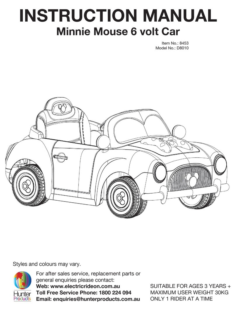 Hunter Products D8010 instruction manual