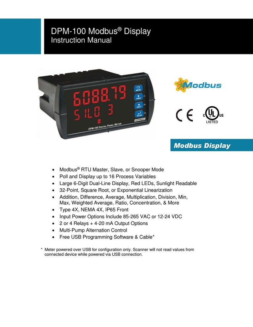 Bin Master DPM-100 instruction manual