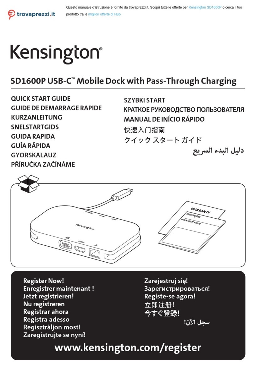Kensington SD1600P quick start guide
