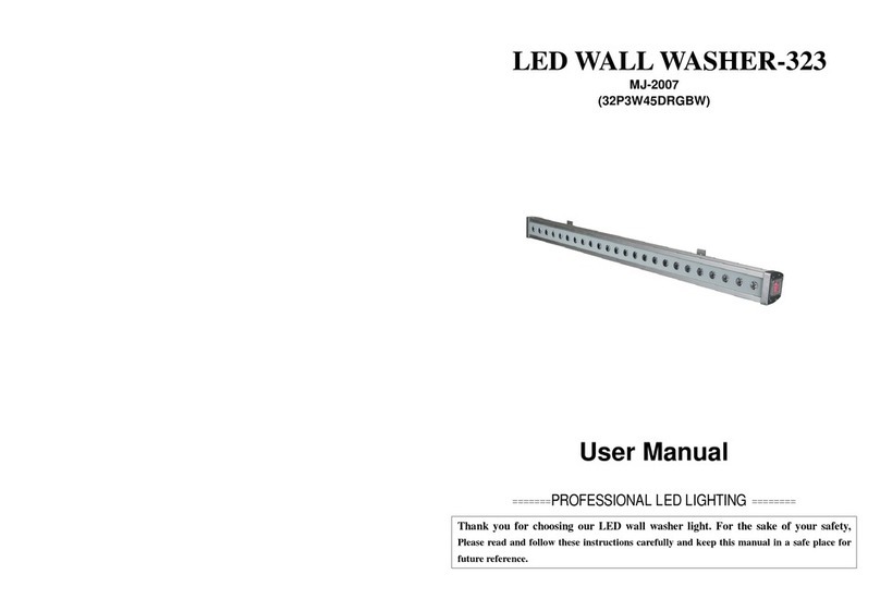 MJ LED LIGHTNING MJ-2007 User manual