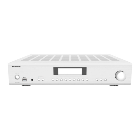 Rotel A12MKII User manual