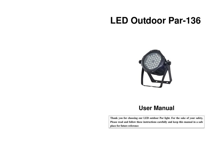 MJ LED LIGHTNING MJ-2002 User manual
