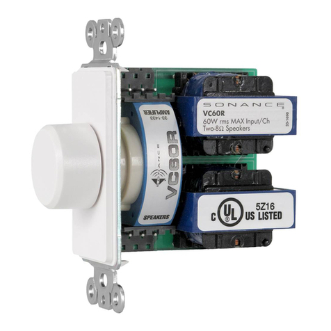 Sonance VC60R User manual