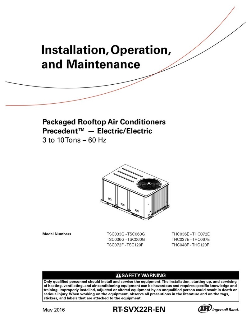 Ingersoll-Rand TSC033G Installation and operating instructions