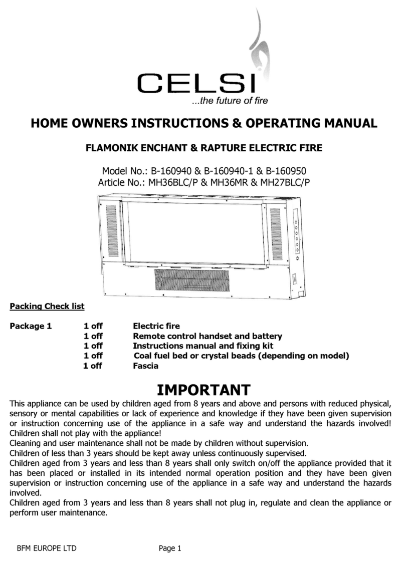Celsi B-160940 User manual Celsi B-160940 User manual