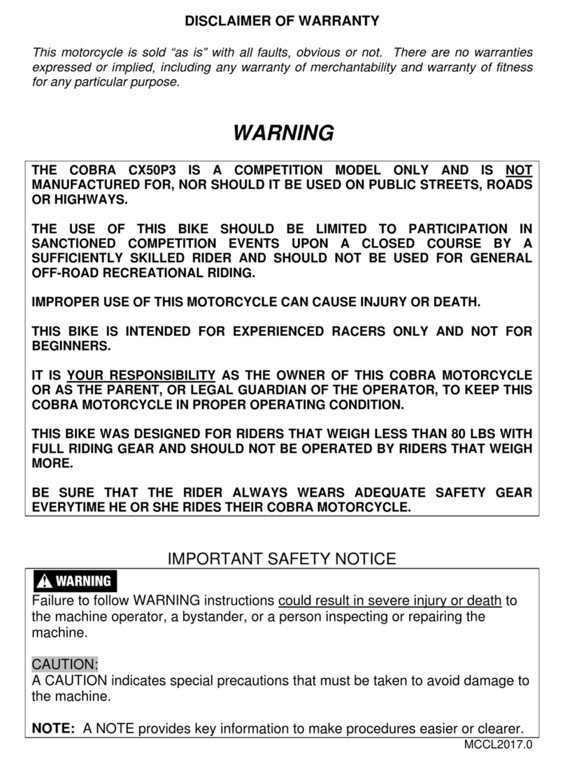Cobra CX50P3 User manual