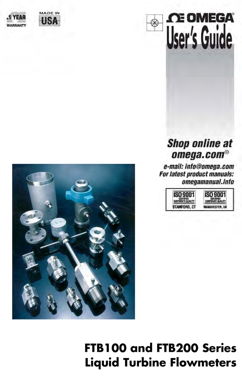 Omega Engineering FTB100 Series User manual